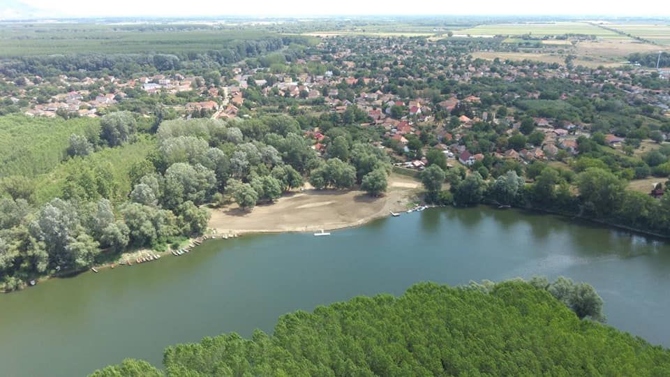Tiszadada légifotó
